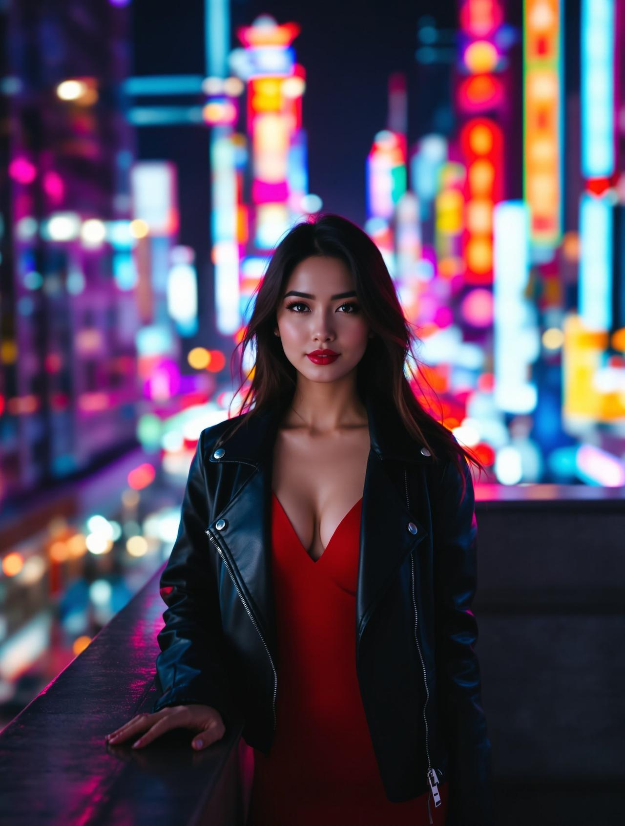 霓虹夜景魅惑